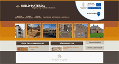 Desktop Screenshot of build-material.hu
