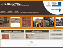 Tablet Screenshot of build-material.hu